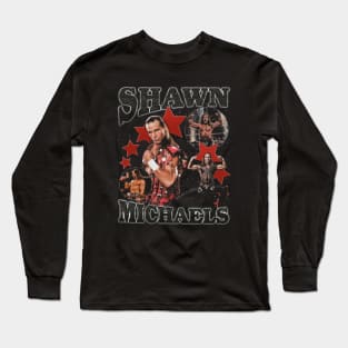 Shawn Michaels Vintage Bootleg Long Sleeve T-Shirt